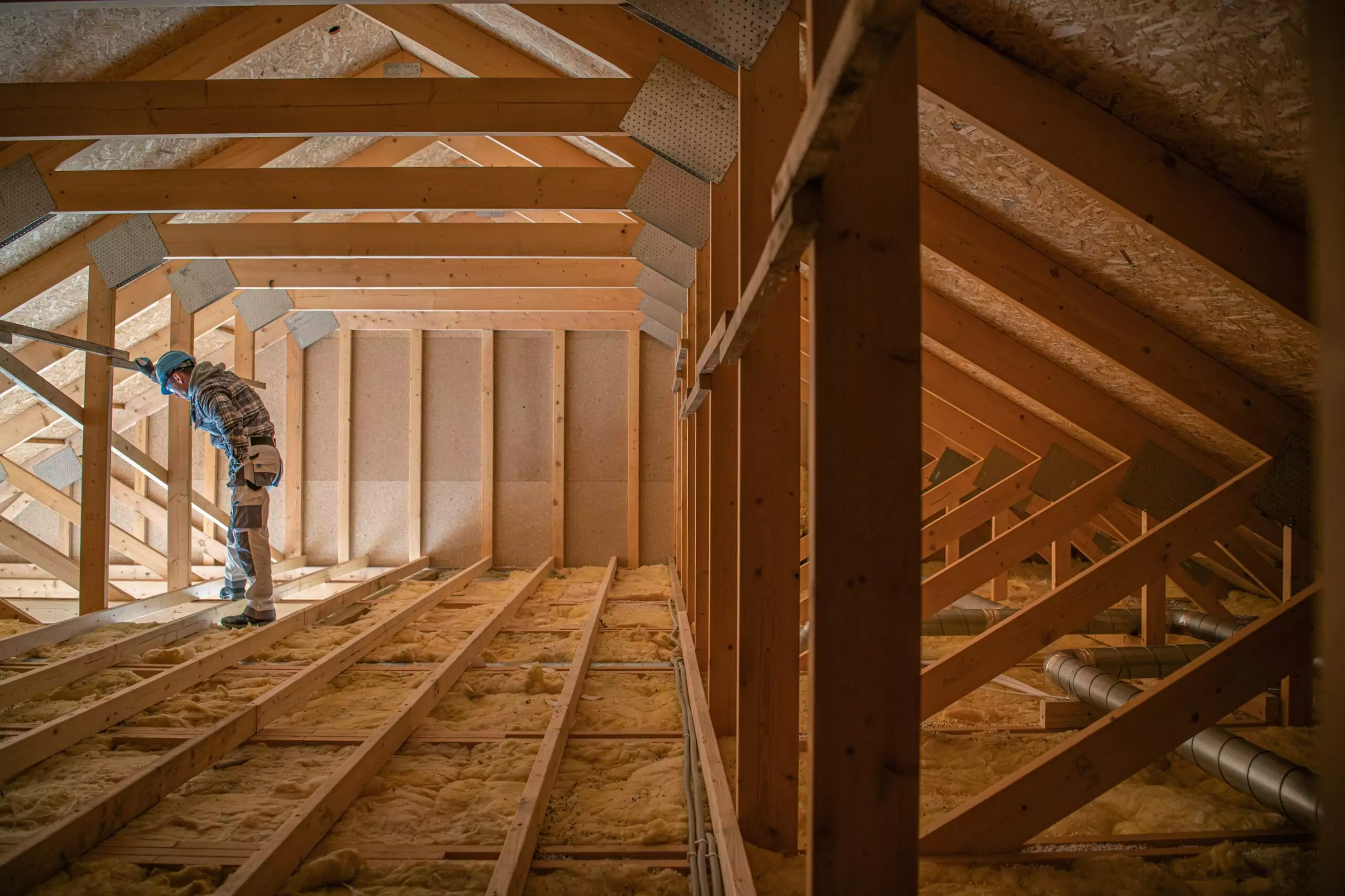attic-wooden-roof-construction-covering-the-house-prime-one-builders