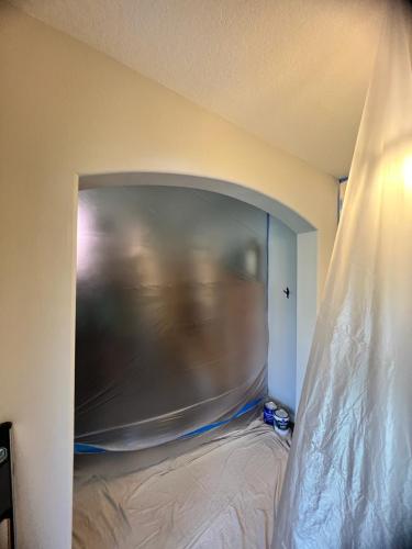 building drywall and door installation