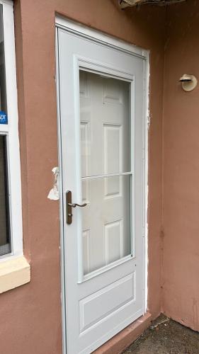 Door installation and security door